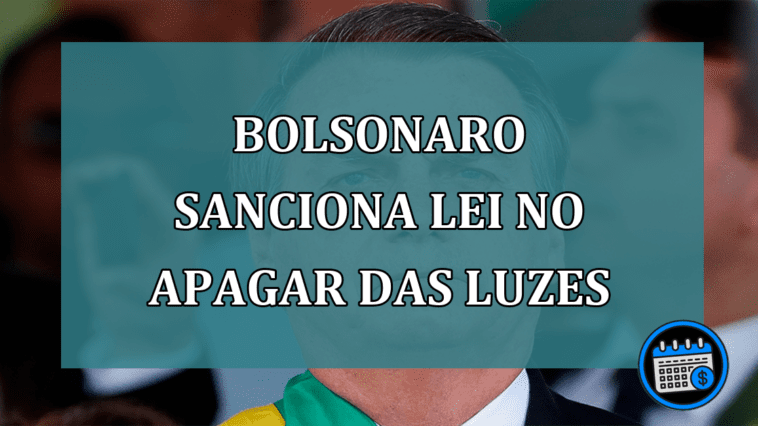 Bolsonaro sanciona no apagar das luzes projeto de lei da LDO