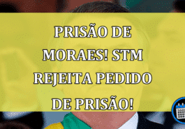 Prisão de Moraes! STM rejeita pedido de prisão!