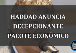 Haddad anuncia DECEPCIONANTE pacote econômico